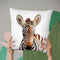 Baby Zebra Lp Throw Pillow By Little Pitti