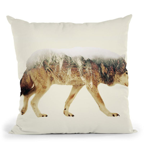 Wolf Lp Throw Pillow By Little Pitti