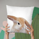 Bunny Throw Pillow By Little Pitti