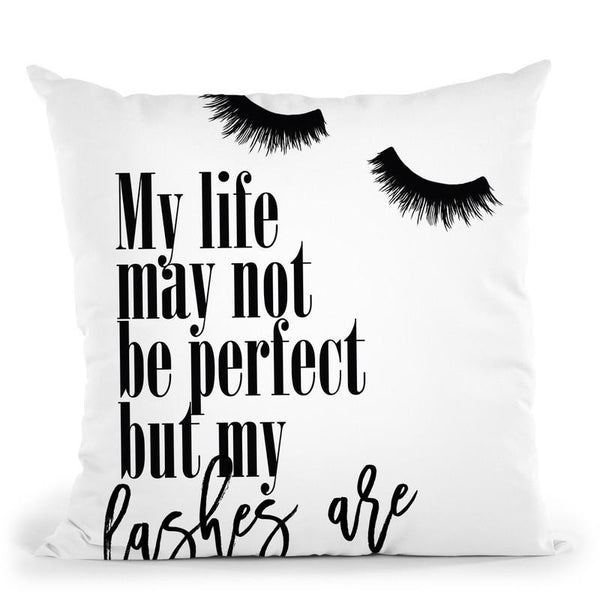 Lashes4 Throw Pillow By Little Pitti
