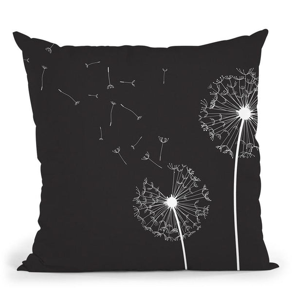 Dandelion Throw Pillow By Little Pitti
