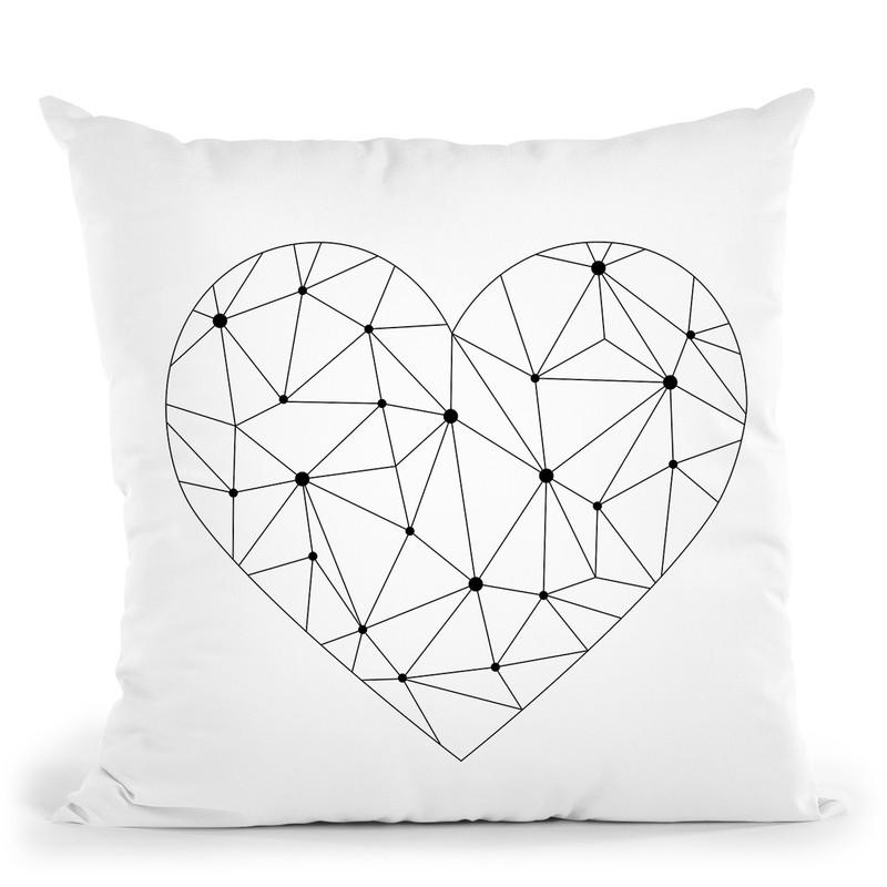 Heart Throw Pillow By Little Pitti