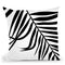 Leaf Palm Throw Pillow By Little Pitti