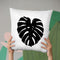 Monstera 4 Throw Pillow By Little Pitti
