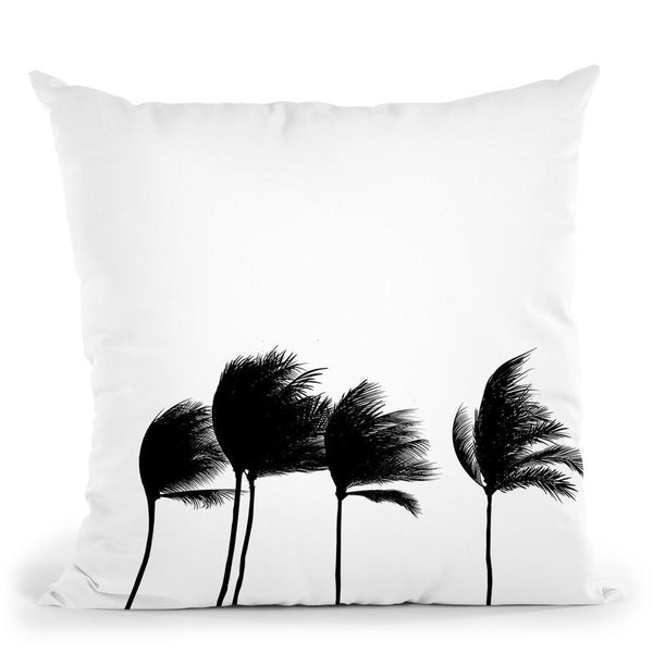 Palms Throw Pillow By Little Pitti