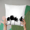 Palms Throw Pillow By Little Pitti