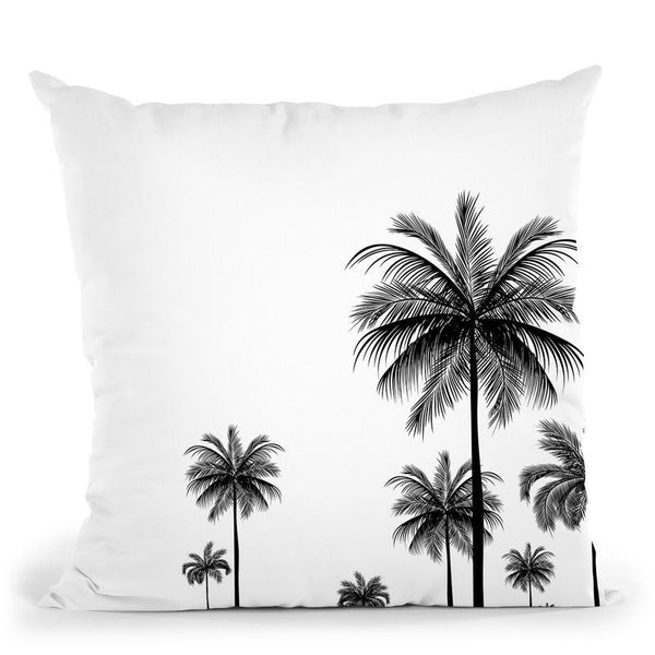 Palms2 Throw Pillow By Little Pitti