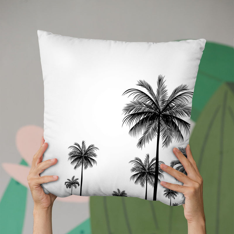 Palms 2 Throw Pillow By Little Pitti