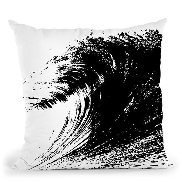 Wave Throw Pillow By Little Pitti