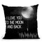 I Love Throw Pillow By Little Pitti