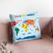 World Map Throw Pillow By Little Pitti