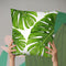 Monstera2 Throw Pillow By Little Pitti
