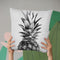 Pineapple Lp Throw Pillow By Little Pitti