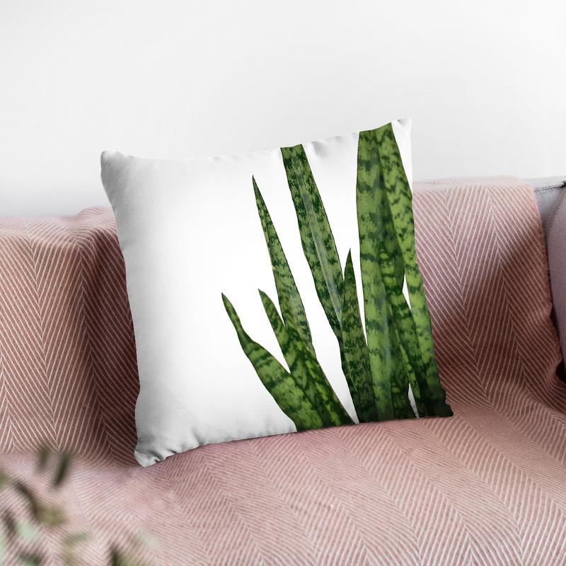Plants5 Throw Pillow By Little Pitti