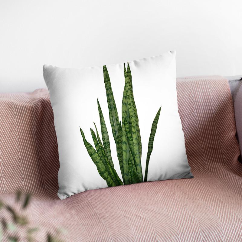 Plants7 Throw Pillow By Little Pitti