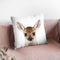 Baby Deer Throw Pillow By Little Pitti