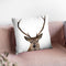 Deer L P Throw Pillow By Little Pitti