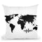 Explore Black Throw Pillow By Little Pitti