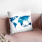 Explore Blue Throw Pillow By Little Pitti