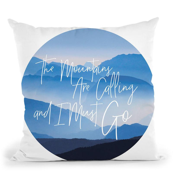 Mountains Throw Pillow By Little Pitti