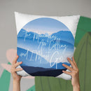Mountains Throw Pillow By Little Pitti