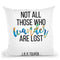 Tolkien Throw Pillow By Little Pitti