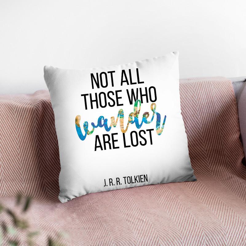 Tolkien Throw Pillow By Little Pitti