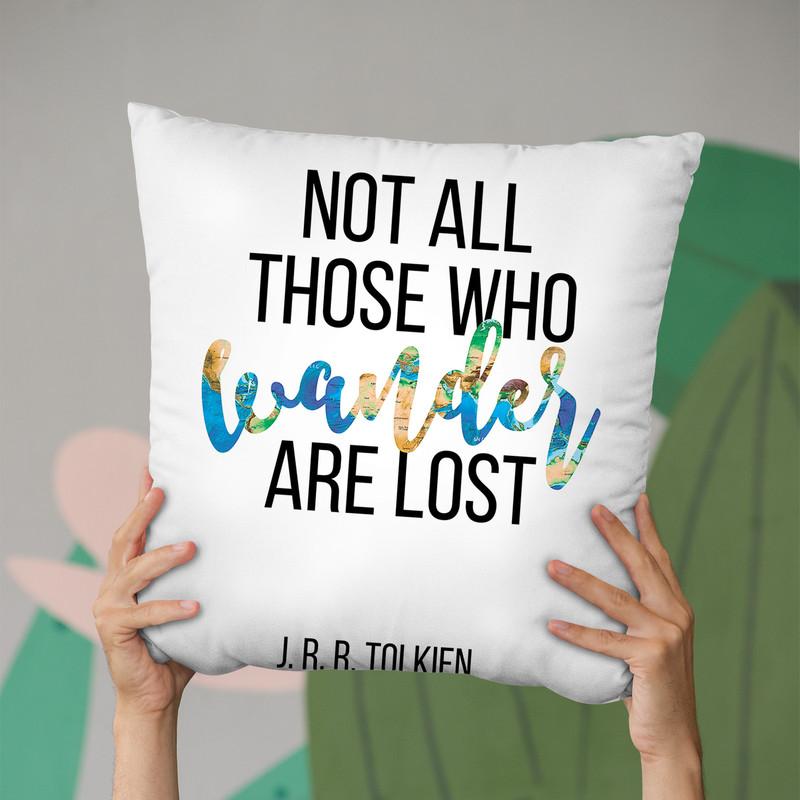 Tolkien Throw Pillow By Little Pitti