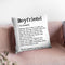 Boyfriend Throw Pillow By Little Pitti