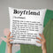 Boyfriend Throw Pillow By Little Pitti