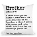 Brother1 Throw Pillow By Little Pitti