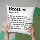 Brother 1 Throw Pillow By Little Pitti