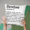 Brother 1 Throw Pillow By Little Pitti