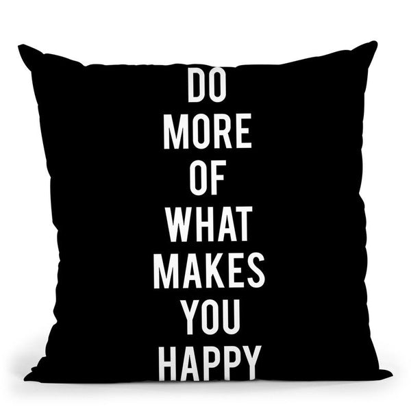 Do More Throw Pillow By Little Pitti