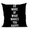 Do More Throw Pillow By Little Pitti