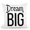 Dream Big Throw Pillow By Little Pitti