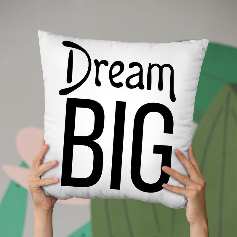 Dream Big Throw Pillow By Little Pitti