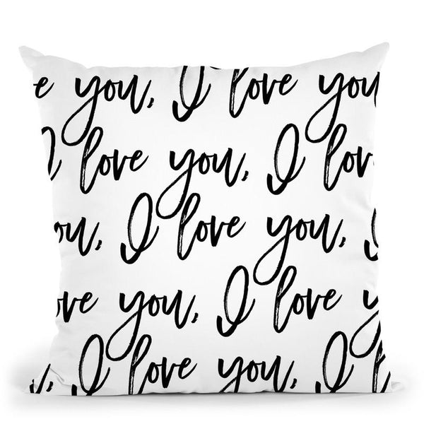 Ily Throw Pillow By Little Pitti