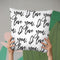 Ily Throw Pillow By Little Pitti