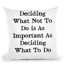 Jobs Throw Pillow By Little Pitti