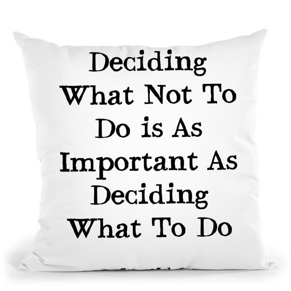 Jobs Throw Pillow By Little Pitti