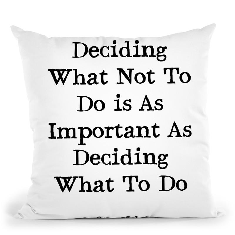 Jobs Throw Pillow By Little Pitti