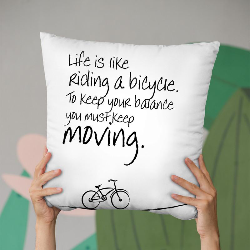 Life Is Like Throw Pillow By Little Pitti