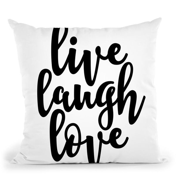 Live Laugh Love Throw Pillow By Little Pitti