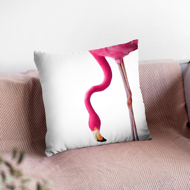 Flamingo2 Throw Pillow By Little Pitti