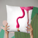 Flamingo 2 Throw Pillow By Little Pitti