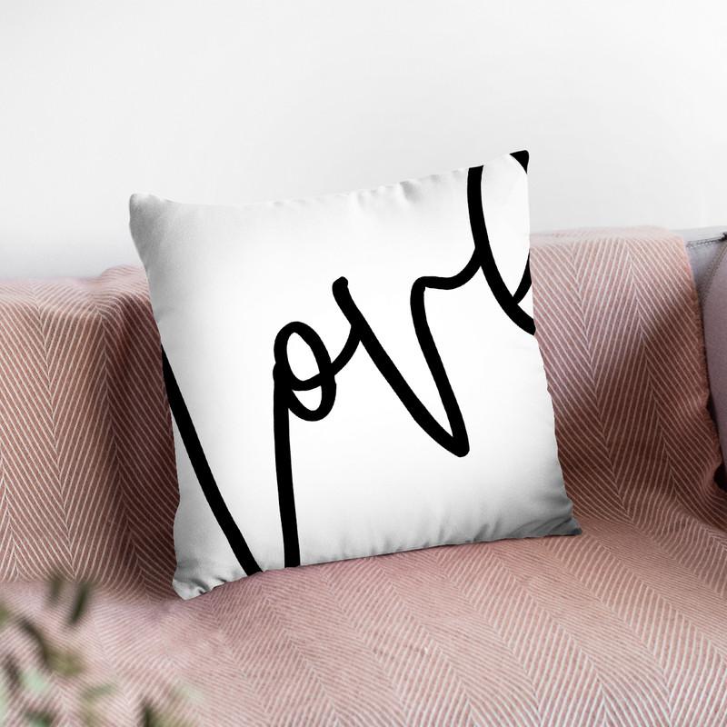 Love Throw Pillow By Little Pitti