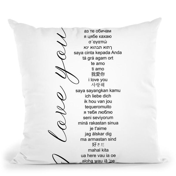 Love1 Throw Pillow By Little Pitti