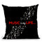 Music Is Throw Pillow By Little Pitti