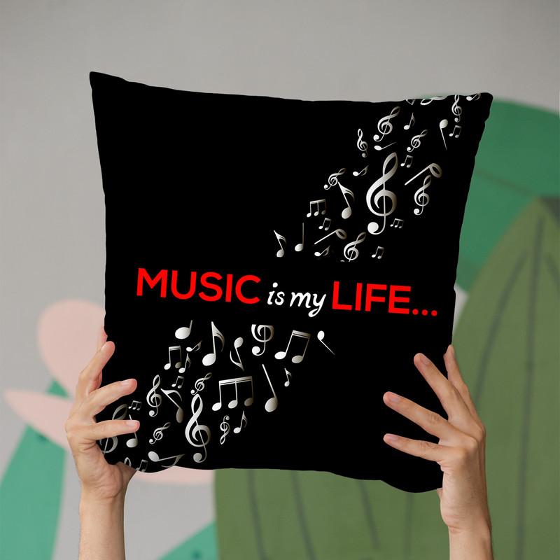 Music Is Throw Pillow By Little Pitti